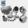 China factory reducing tee flanged stainless steel pipe fitting / elbow reducer bend