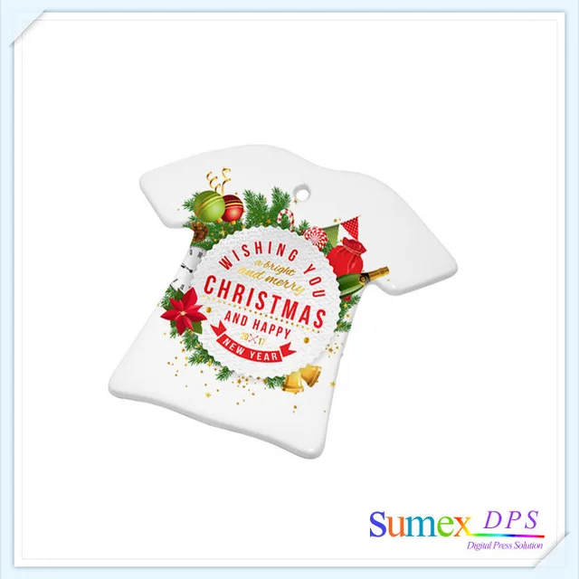 christmas ceramic ornament