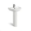 Chaozhou factory new modern bathroom wash basin pedestal lavatory