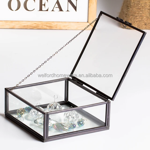 Marble jewelry box, Wedding jewelry boxes set, Beautiful vintage design luxury glass standing mirror jewelry