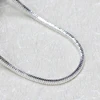 CL017 Silver Plated necklace Made in China Snake Chain 2.0mm 16" 18" 22" 24" Bulk Wholesale Snake Chain