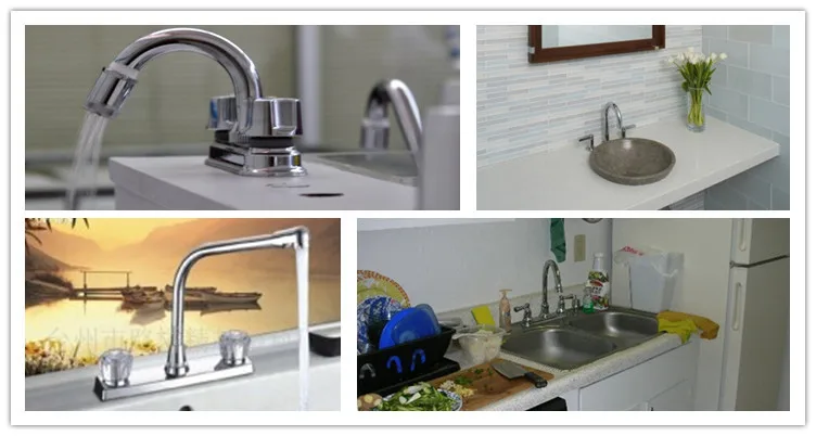 Doble Asa Latón Cocina Mezclador Grifo De Agua - Buy Grifo De Agua De