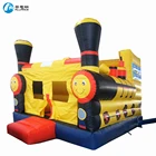 CE certificate outdoor kids train theme inflatable bouncy castle