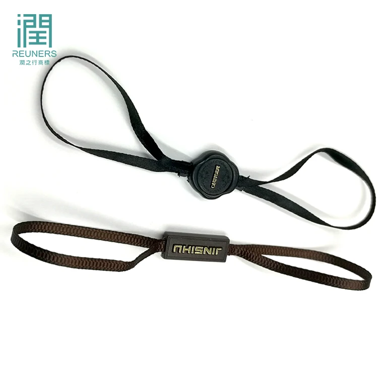 Factory custom plastic clothing tag string hangtag string loop for garment, Custom color
Factory custom plastic clothing tag string hangtag string loop for garment, Custom color