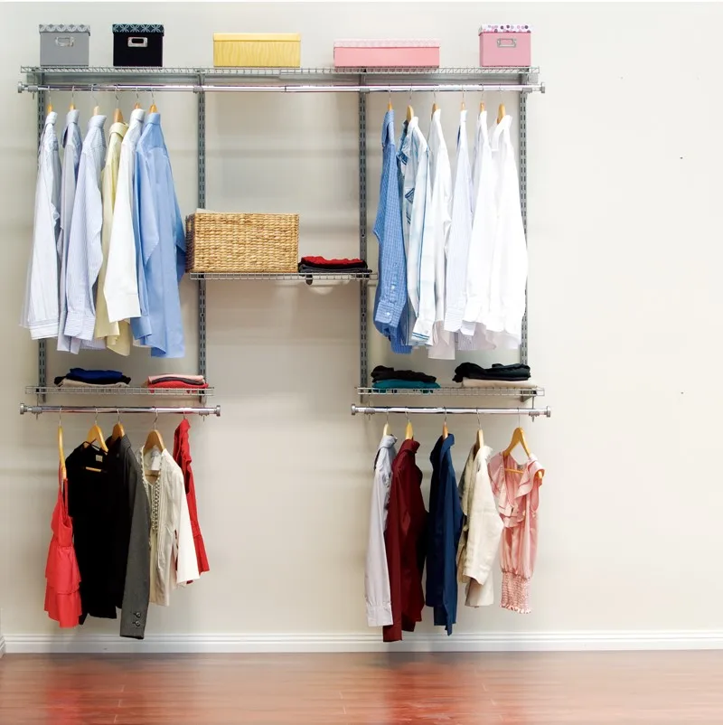 Metal Wall Shelving System/ Wardrobe Closet / Hanging Wire Shelves Buy Closet,Lowes Closet
