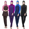 China Wholesale Fashion Muslim Women Swimming Wear Beach Lady Summer Islamic Clothing Elegant Swimsuits Full Cover Swimwear