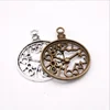 Factory price DIY jewelry making metal alloy punk clock charms