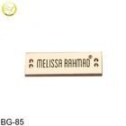 Custom zinc alloy metal logo plate label for clothing
