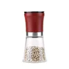 Salt and Pepper Shakers Wholesale With Glass Bottle Plastic Screw Lid Manual Salt Pepper Grinder Spice Mill