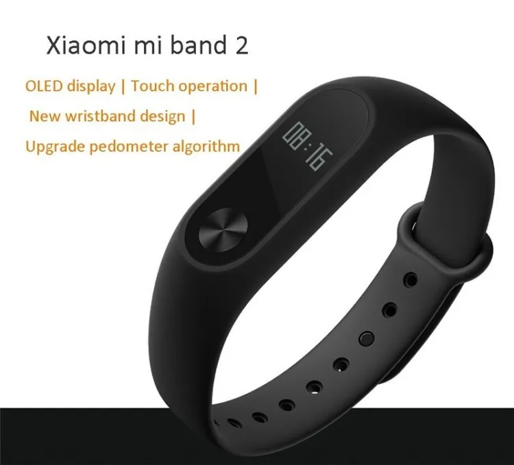 Original Xiaomi Mi Band 2 Smart Watch Bracelet Smart Wristband Pedometer Sleep Tracker Mi Band2