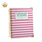 Custom 2020-2021 weekly planner Hardcover Journal Agenda Daily Weekly Monthly Organizer Planner Notebook