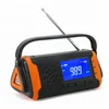 portable hand crank solar charger flashlight emergency am/fm/noaa radio for Amazon seller