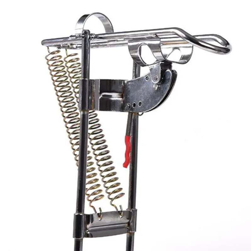 Fishing Rod Bracket Stainless Steel High Double Spring Automatic Adjustable Sea Rod Stand Holder Fishing Bracket Holder, Silver
Fishing Rod Bracket Stainless Steel High Double Spring Automatic Adjustable Sea Rod Stand Holder Fishing Bracket Holder, Silver