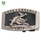 Western Zinc Alloy Antique Gold Plated Men Belt Buckles