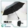 Automatic Black UV-protect Promotion Advertisement 3 Fold Umbrella