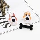 Jewelry Gift Animal Cartoon Pet Dog Brooches Badge Metal Lapel Pin For Kid