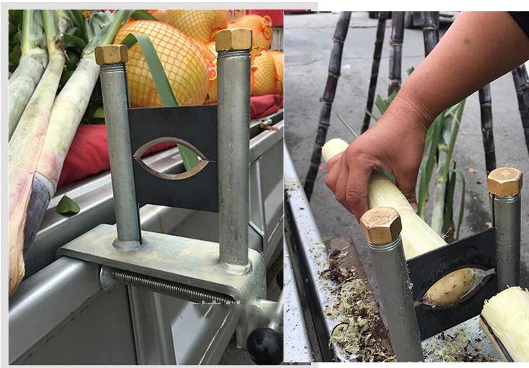 Portable Sugar Cane Peeler Peeling Tools Fast Working Movable Everywhere Sugarcane Peelers for Sale