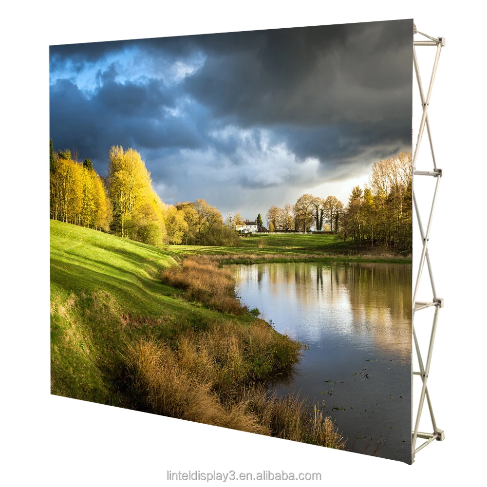 tension fabric display stand