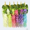 Wholesale Six Color Hanging Flower Wedding Wisteria Silk Artificial Flower For Wedding Decor