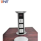 Intelligent elevation electrical outlet motorized lift pop up power plug charger kitchen socket