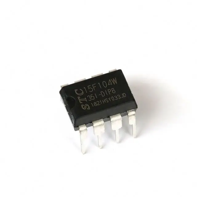 straight plug stc15f104w-35i-dip8g 8051 microcontroller