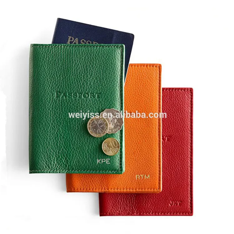 بو الجلود جواز سفر يغطي للحصول على إكسسوارات السفر جلدية رخيصة مخصصة للبيع