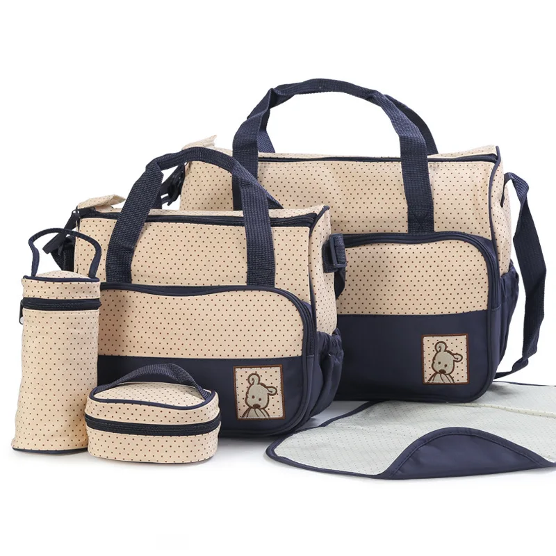 5 kit set baby care diaper nappy bag set multifunction waterproof diaper bag, 5 colors available
5 kit set baby care diaper nappy bag set multifunction waterproof diaper bag, 5 colors available