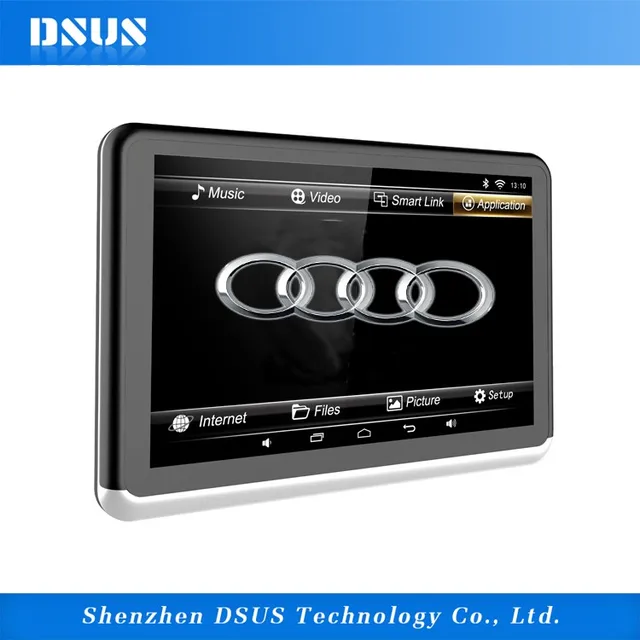 dsus removable headrest battery portable car dvd audio video