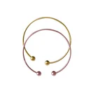 Simple style stainless steel cuff bangle titanium jewelry health bracelet charm bracelet wholesale