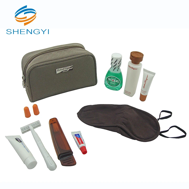 mini personal care mens black leather smoke travel kit for mens
