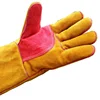 Safety Argon Cow Split Winter Chemical Resistant Anti Heat Cotton Heavy Duty Tig Welding Gloves