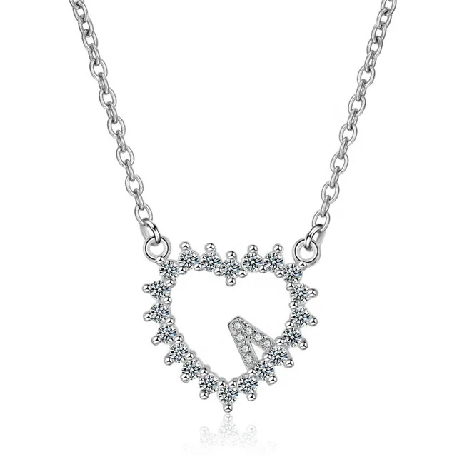 Hot love heart-shaped necklace Rhinestone pendant necklace short paragraph clavicle chain sweet jewelry
Hot love heart-shaped necklace Rhinestone pendant necklace short paragraph clavicle chain sweet jewelry
