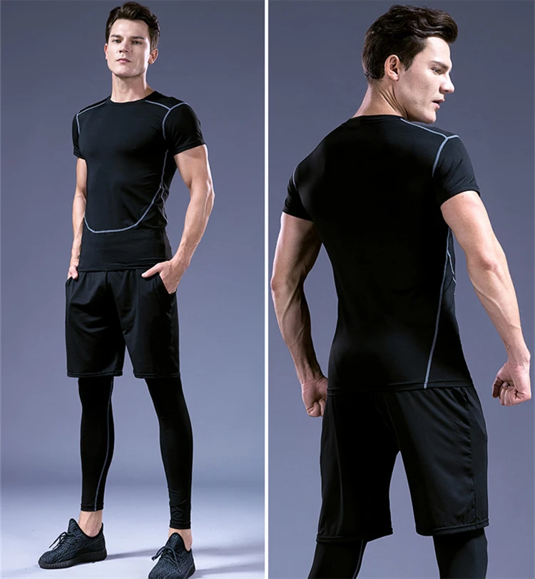 Factory Direct 3 - piece Set Sport Wear Men Fitness Male Man Sport Wear Suit, Gray black green
Factory Direct 3 - piece Set Sport Wear Men Fitness Male Man Sport Wear Suit, Gray black green