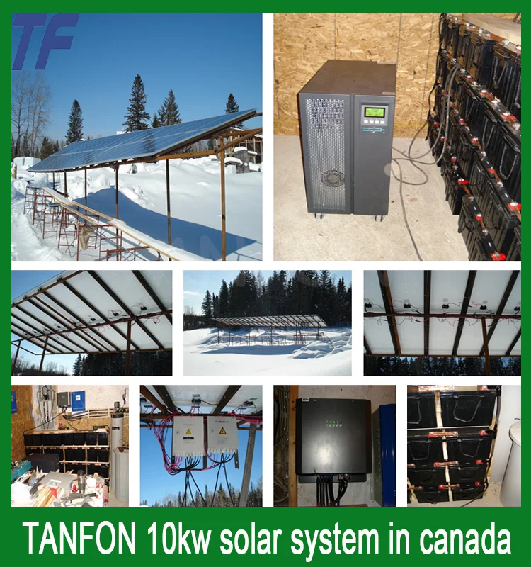 TANFON 10kw solar system in canada