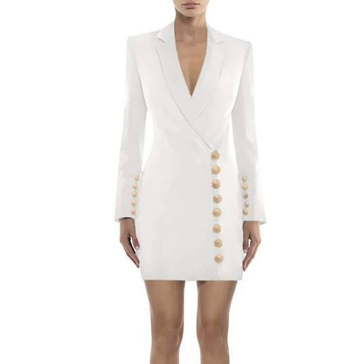 2019 New Summer Women Slim Black Coat V-Neck Single Breasted Long Sleeve Long Style Button Fashion Women Blazer
2019 New Summer Women Slim Black Coat V-Neck Single Breasted Long Sleeve Long Style Button Fashion Women Blazer