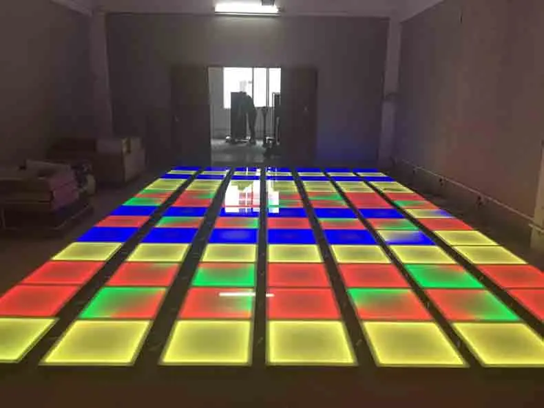 Whole Sale Rainbow Led Dance Floor Dj Disco Nightclub Dmx 3d Time