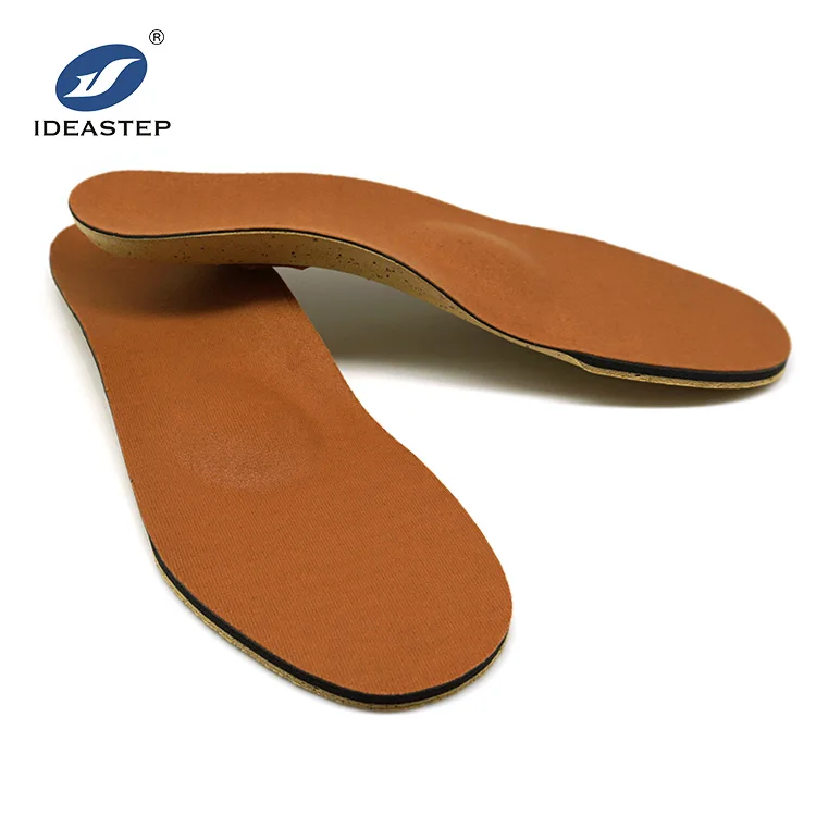 

Ideastep OEM design your own arch support Orthopedic cork release metatarsal pressure orthotics insole, Brown