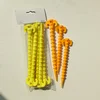 plastic spiral screw tent pegs 6pcs per set outdoor PP ABS screw camping nail environmental hot sale 25cm