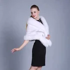2018 Hot Sale Low Price Fur Coat Cape Knit Mink Fur Shawl