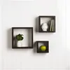 Square Shaped Wooden Hanging Floating Cube Wall decor Shelf for Home Decoration