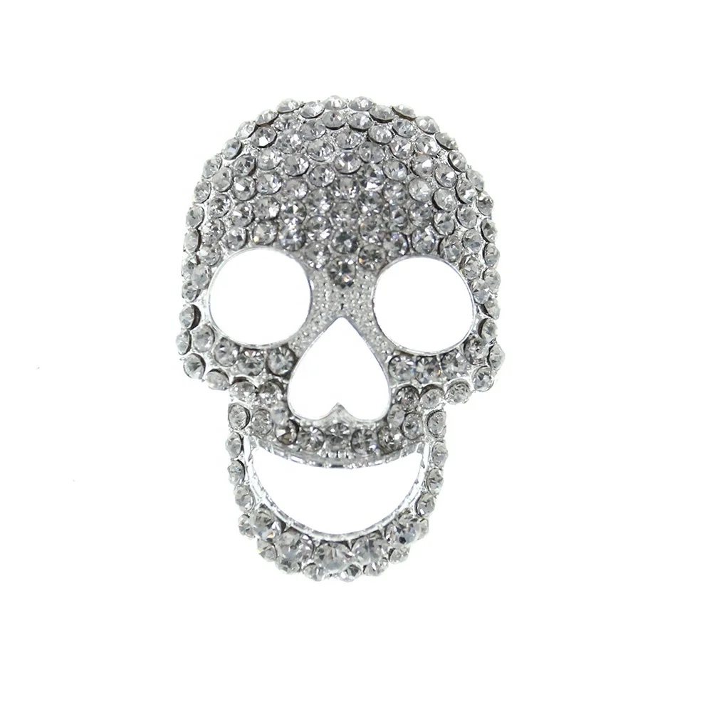 Wholesale Halloween Lapel Pin Crystal Rhinestone Skull Head Brooch Rhinestone Brooch for gift
Wholesale Halloween Lapel Pin Crystal Rhinestone Skull Head Brooch Rhinestone Brooch for gift