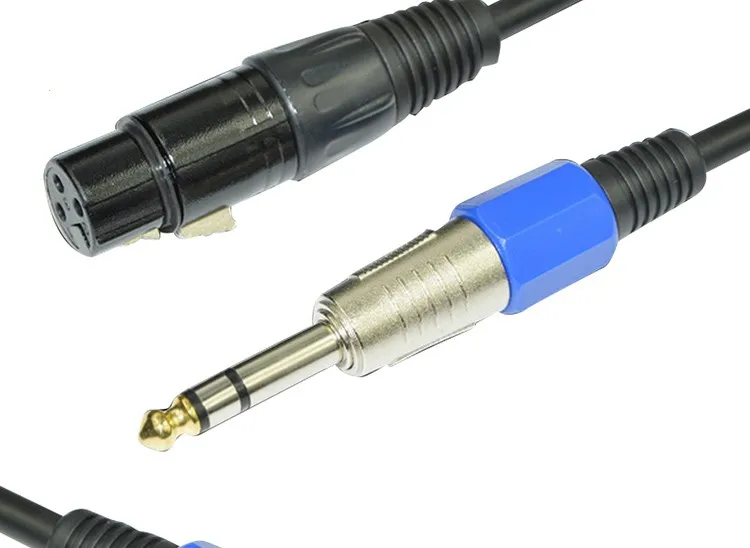 HOT Selling XLR 3 Pin Male to 1/4" 6.35mm Mono Male Plug Microphone Mic Cable - ANKUX.COM