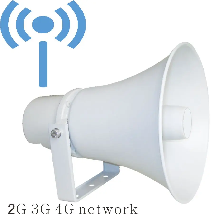 4G wireless speaker, transmission based on wireless network platform. Play background music and voice broadcast remotely - ANKUX.COM