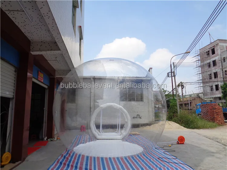 Clear inflatable tent camping , inflatable transparent tent , inflatable party tent for sale