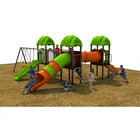 Fashion Design Plastic outdoor playground slides for children