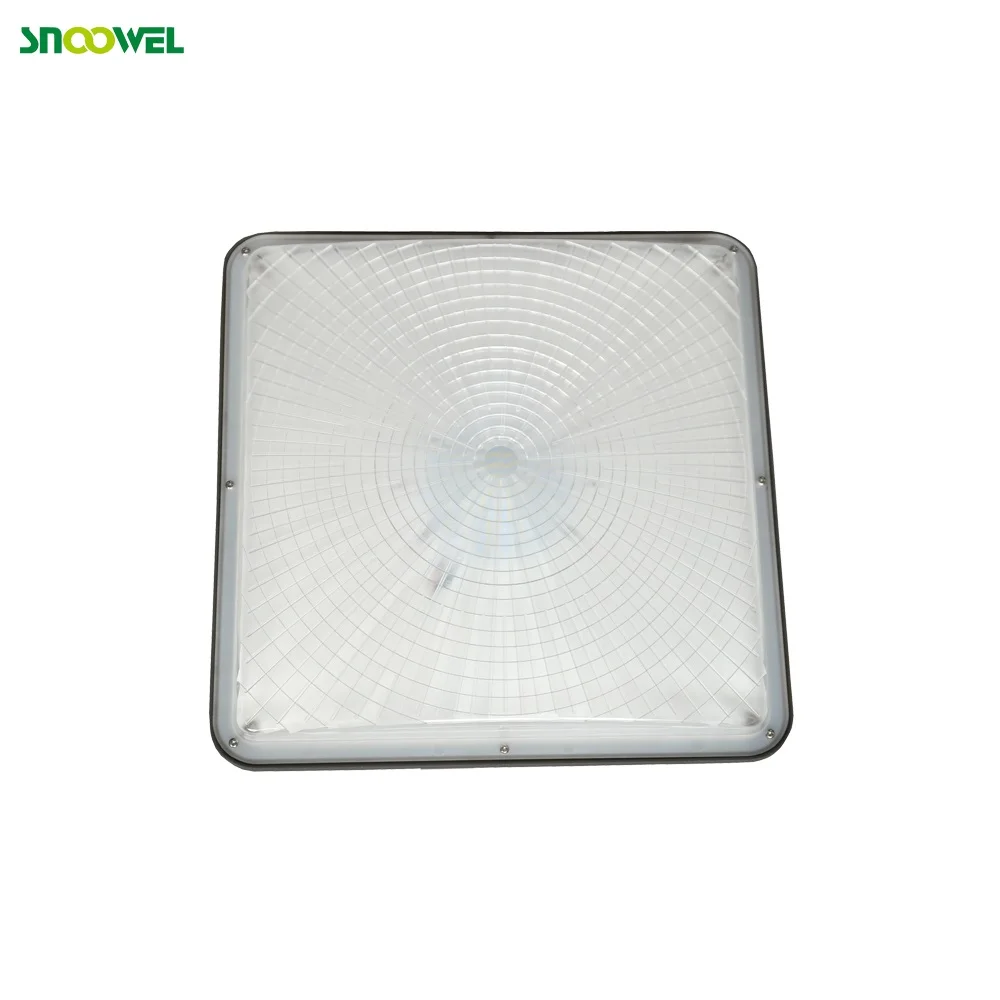 High lumens 14000lm smd 3030 ip65 100w led canopy light outdoor for gas station
