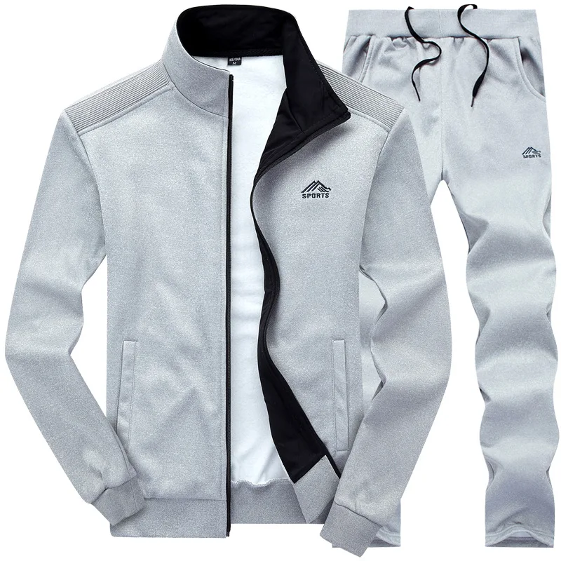 Wholesale Sportswear latest design Sweatssuits tracksuit for men, Gray;navy;light gray
Wholesale Sportswear latest design Sweatssuits tracksuit for men, Gray;navy;light gray