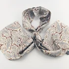 Mens Fashion Paisley Digital Printing Handmade OEM Silk Scarf Wholesale