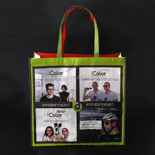promotional pp non woven eco friendly gift shopping bag for