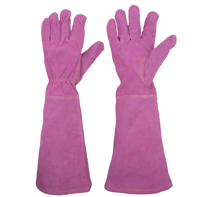 PRI Drurable Purple Cowhide Home Toolkit Gauntlet Long Sleeve Garden Leather Hand Gloves, Purple / customized color
PRI Drurable Purple Cowhide Home Toolkit Gauntlet Long Sleeve Garden Leather Hand Gloves, Purple / customized color
